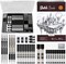 37-Piece Art & Drawing Supplies Kit – Metal Mechanical Pencil Set (0.5/0.7/0.9/2mm) with 100-Sheet Sketchbook, 288 Graphite & Colored Leads, Erasers, Sharpeners & Case – Perfect for Artists, Students & Teens
